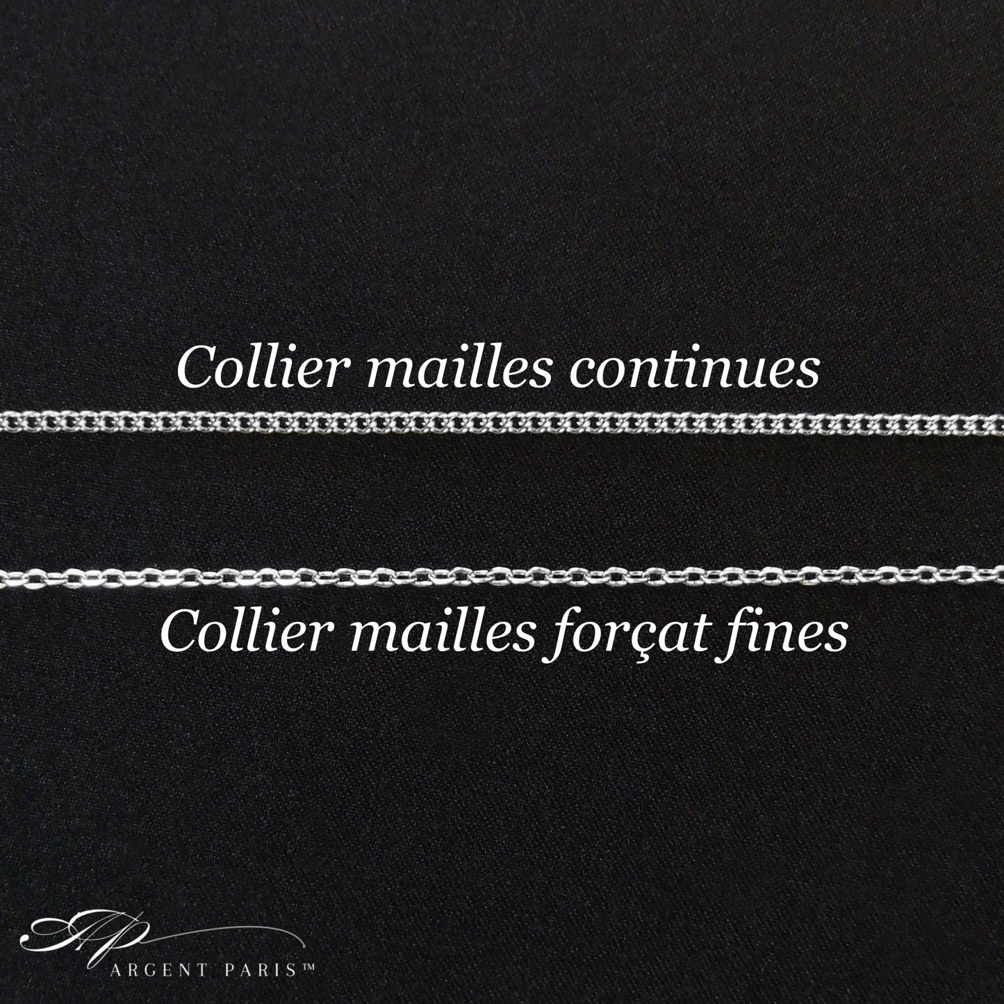 collier en argent homme