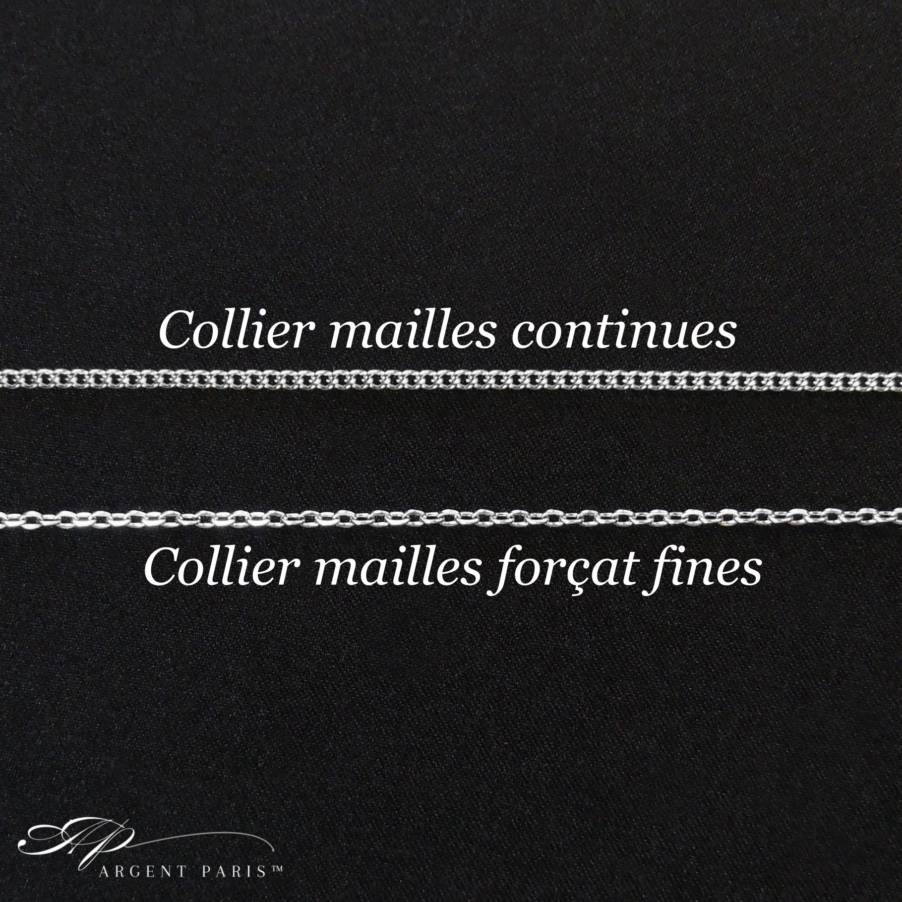 collier en argent homme